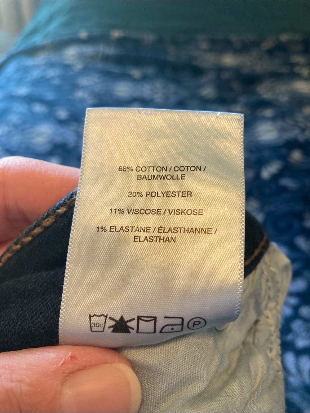Silver Jeans suki capri Dark Indigo Women size 14w - Picture 6 of 9